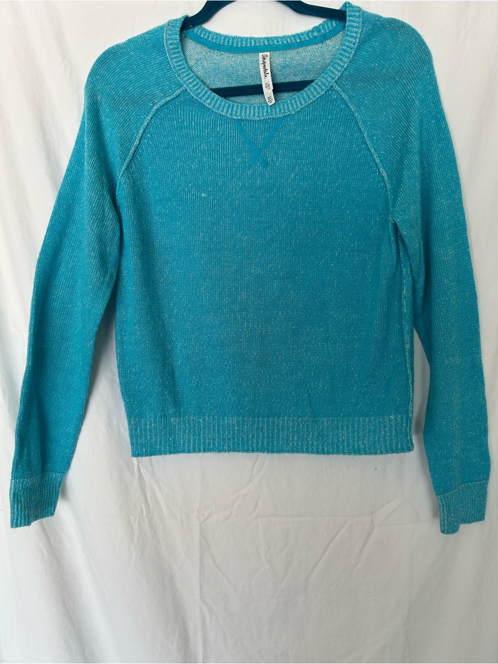 Aeropostale Teal Lightweight Knit Sweater XL Casual Crewneck
